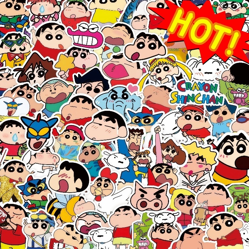 Tablet Cute Accessories - 100 pegatinas de Crayon Shin Chan,