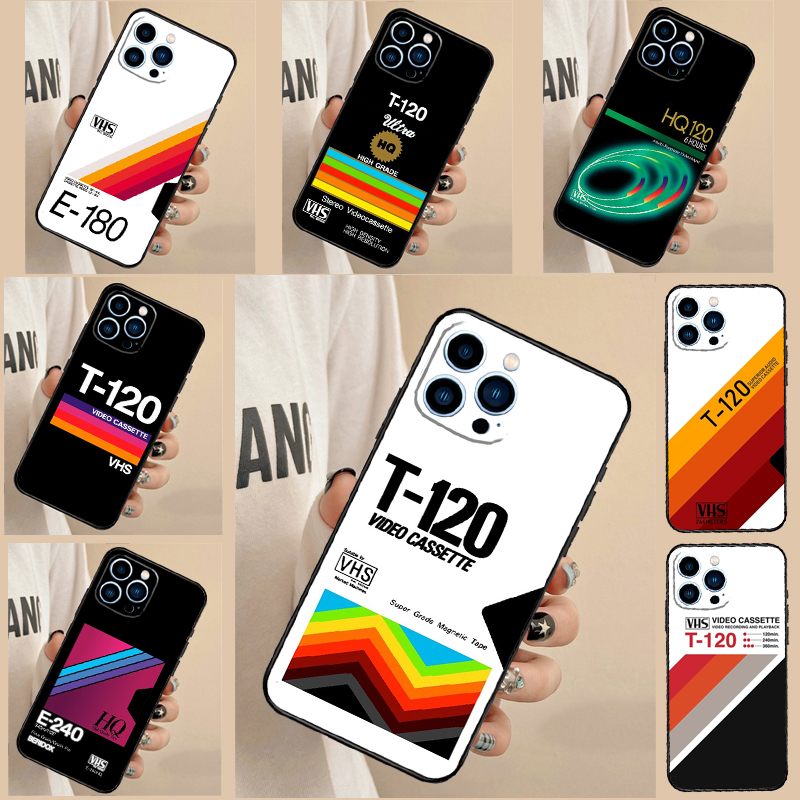 Oppo Reno 12 - Funda con diseño retro de cinta