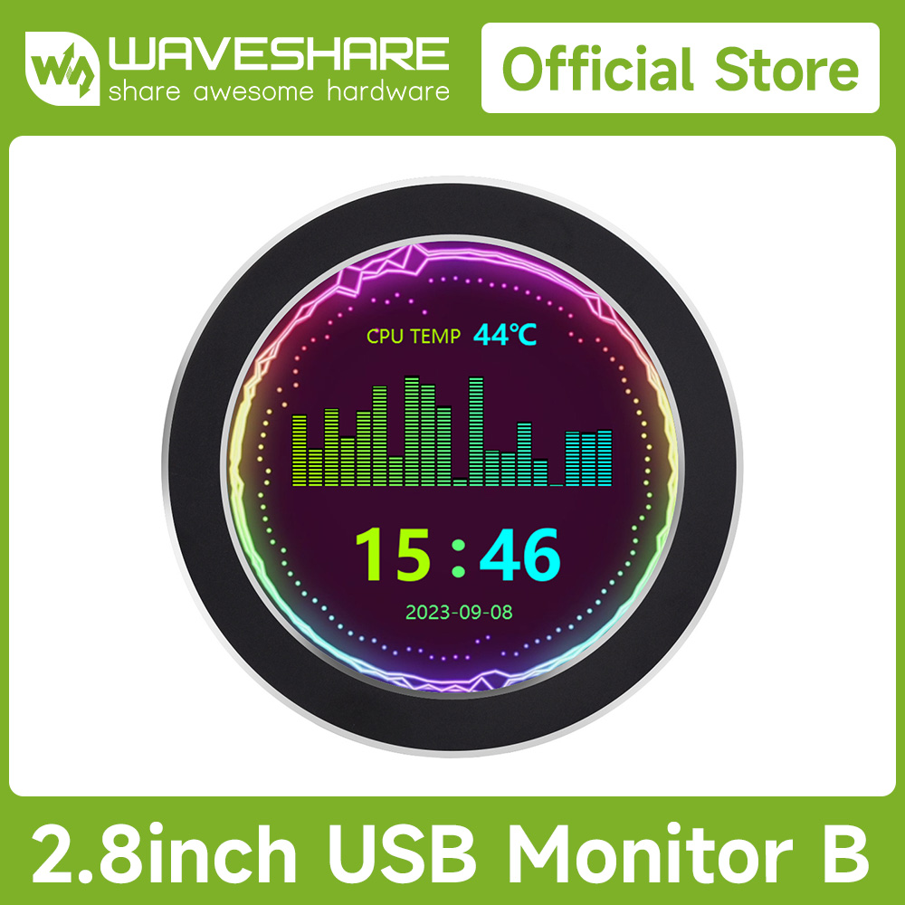 Monitor USB Waveshare 2,1/2,8/ - Tablet Lap Desk reseña y precio