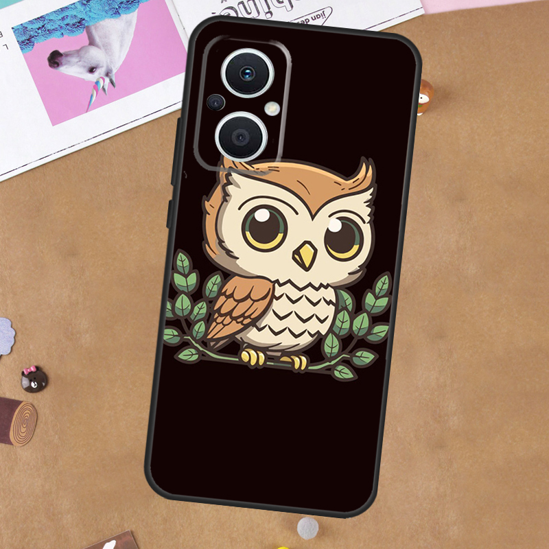 Funda con diseño de búho de di - Oppo Reno 12 reseña y precio