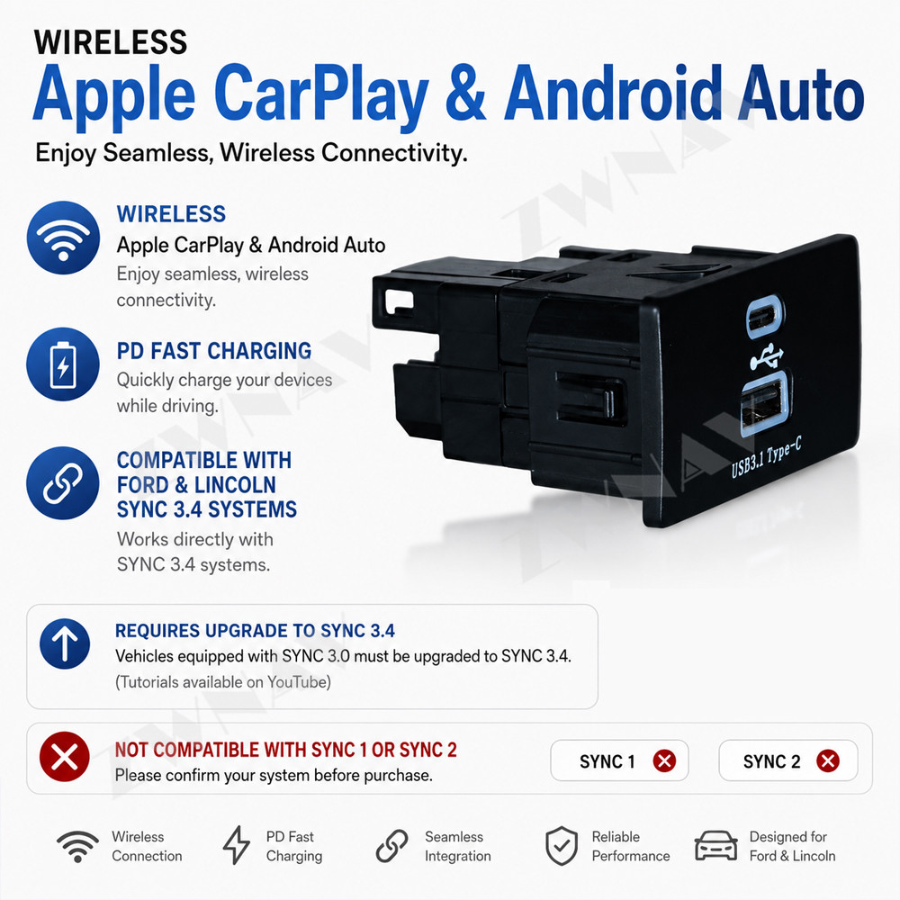 Adaptador Inalámbrico CarPlay  - Usb Hub Type C reseña y precio