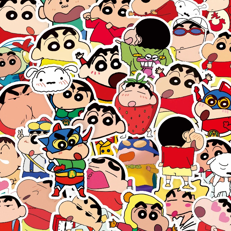 100 pegatinas de Crayon Shin C - Tablet Cute Accessories reseña y precio