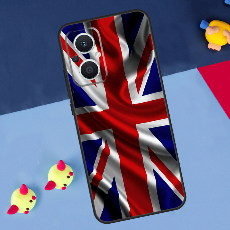 Funda con la bandera británica - Oppo Reno 12 reseña y precio